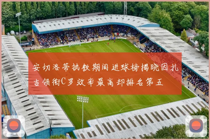 安切洛蒂执教期间进球榜揭晓因扎吉领衔C罗效率最高却排名第五